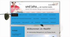 Desktop Screenshot of medifit.de