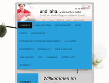 Tablet Screenshot of medifit.de