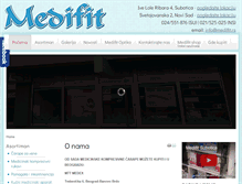 Tablet Screenshot of medifit.rs